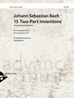 15 Two-Part Inventions, 2 Saxophone - 15 zweistimmige Inventionen