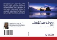 Helsinki Process in Europe: lessons for South Asia 1973-1991