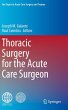Thoracic Surgery for the Acute Care... - Bild 1