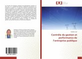 Contrôle de gestion et performance de l¿entreprise publique Contrôle de gestion et performance de l¿entreprise publique