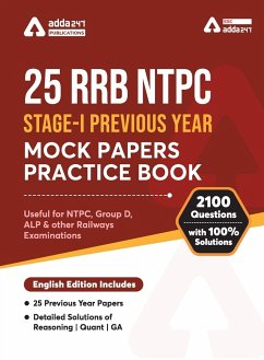 25 RRB NTPC STAGE I PREVIOUS YEAR MOCK PAPERS by Adda247 Publications - Adda247