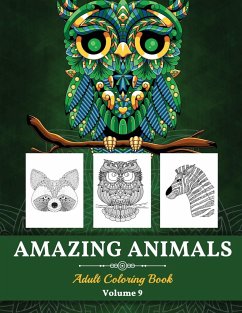 Amazing Animals Grown-ups Coloring Book - Pa Publishing