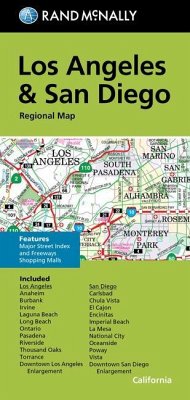 Rand McNally Folded Map: Los Angeles & San Diego Regional Map - Rand Mcnally