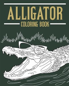 Cover Alligator Coloring Book