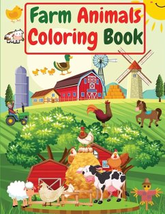 Farm Animals Coloring Book - Venezia, Manlio
