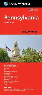 Rand McNally Easy to Read Folded Map: Pennsylvania State Map - Rand Mcnally