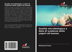 Qualità microbiologica e data di scadenza dello yogurt all'ananas - Faiza, Mohamed