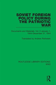 Cover Soviet Foreign Policy During the Patriotic War (eBook, PDF)