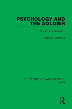 Psychology and the Soldier (eBook, ePUB) - Copeland, Norman