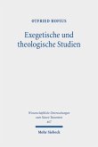 Exegetische und theologische Studien (eBook, PDF)