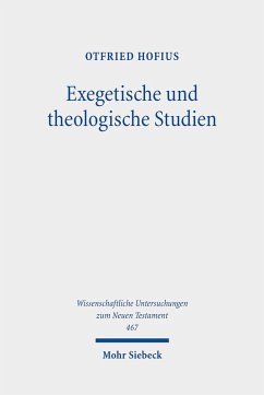 Exegetische und theologische Studien (eBook, PDF) - Hofius, Otfried