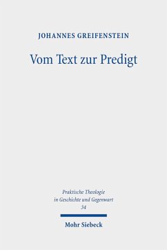 Vom Text zur Predigt (eBook, PDF) - Greifenstein, Johannes