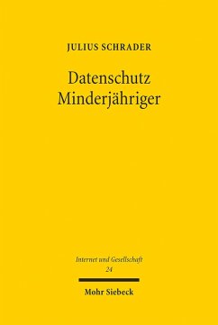 Datenschutz Minderjähriger (eBook, PDF) - Schrader, Julius
