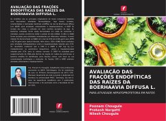 AVALIAÇÃO DAS FRAÇÕES ENDOFÍTICAS DAS RAÍZES DA BOERHAAVIA DIFFUSA L. - Chougule, Poonam;Nargatti, Prakash;Chougule, Nilesh