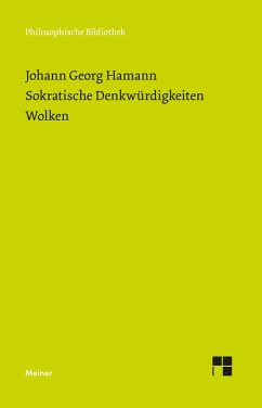 Sokratische Denkwürdigkeiten. Wolken (eBook, PDF) - Hamann, Johann Georg
