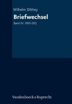 Briefwechsel - Dilthey, Wilhelm