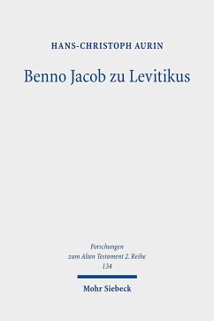 Benno Jacob zu Levitikus - Aurin, Hans-Christoph