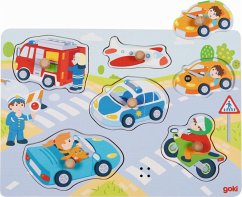 Cover Goki 57399 - Soundpuzzle Verkehr, mit Fahrzeuggeräuschen