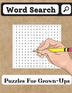 Word Search Puzzles for Grown-Ups - Sutcliff, Benedict