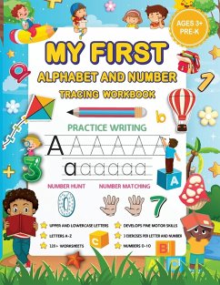 My First Alphabet and Number Tracing Workbook - Lima-Rojas, Samara
