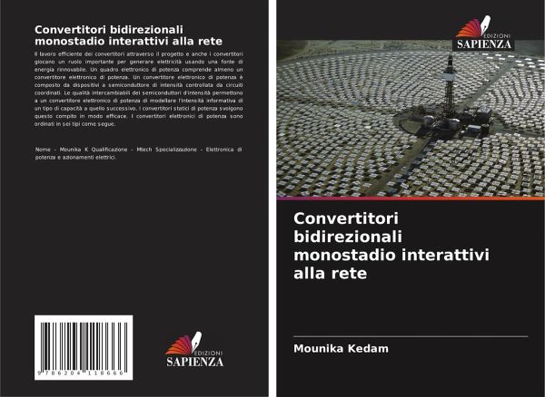 Convertitori bidirezionali monostadio interattivi alla rete Convertitori bidirezionali monostadio interattivi alla rete