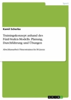 Trainingskonzept anhand des Fünf-Stufen-Modells. Planung, Durchführung und Übungen - Scherba, Kamil