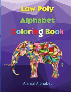Low Poly Alphabet Coloring Book - Keller, Polly Low Poly Alphabet Coloring Book - Keller, Polly