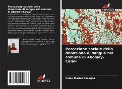 Percezione sociale della donazione di sangue nel comune di Abomey-Calavi - Assogba, Codjo Marius