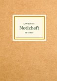 Dünnes Notizheft A5 liniert - Notizbuch 30 Seiten 90g/m² - Softcover hellbraun - FSC Papier