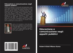 Educazione e comunicazione negli appalti pubblici - Kikidi Mboso Kama, Robert