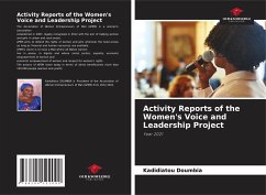 Cover Activity Reports of the Women's Voice and Leadership Project