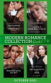 Modern Romance October 2021 Books 1-4: Confessions of His Christmas Housekeeper / The Greek's Cinderella Deal / Bound by Her Shocking Secret / His Majesty's Hidden Heir (eBook, ePUB)