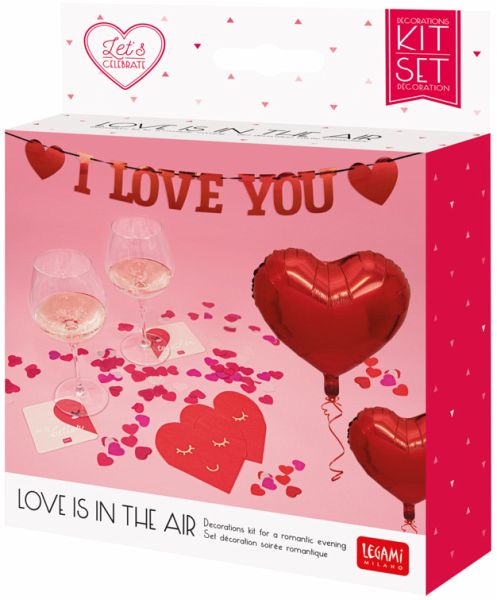 Love ist in the Air, Deko-Set für romantische Abende Love ist in the Air, Deko-Set für romantische Abende