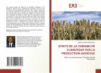 EFFETS DE LA VARIABILITÉ CLIMATIQUE SUR LA PRODUCTION AGRICOLE