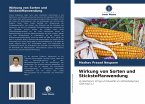 Wirkung von Sorten und Stickstoffanwendung