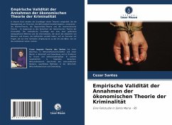 Cover Empirische Validität der Annahmen der ökonomischen Theorie der Kriminalität