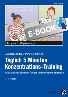 Täglich 5 Minuten Konzentrations-Training (eBook, PDF) - Jebautzke, Kirstin