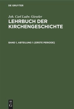 [Erste Periode] - Gieseler, Joh. Carl Ludw.