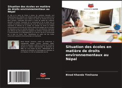 Situation des écoles en matière de droits environnementaux au Népal - Timilsana, Binod Khanda