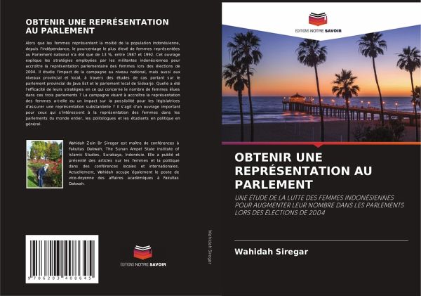 OBTENIR UNE REPRÉSENTATION AU PARLEMENT OBTENIR UNE REPRÉSENTATION AU PARLEMENT