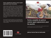 Farine complète de potiron comme agent pigmentaire pour les poulets
