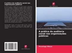 A prática da auditoria social nas organizações públicas - Mbaye, Mountaga