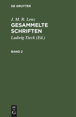 J. M. R. Lenz: Gesammelte Schriften. Band 2 - Lenz, J. M. R.