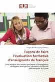Façons de faire l¿évaluation formative d¿enseignants de français