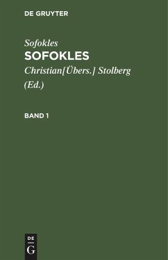 Sofokles: Sofokles. Band 1 - Sofokles