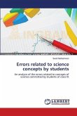 Errors related to science concepts by students