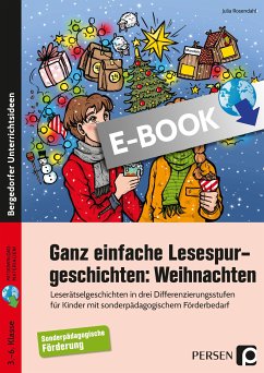 Ganz einfache Lesespurgeschichten: Weihnachten (eBook, PDF) - Rosendahl, Julia