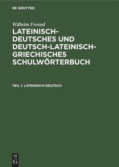 Lateinisch-deutsch - Freund, Wilhelm