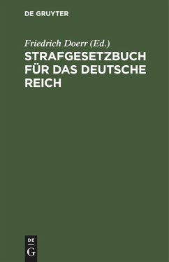 Strafgesetzbuch für das Deutsche Reich