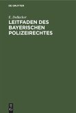 Leitfaden des bayerischen Polizeirechtes